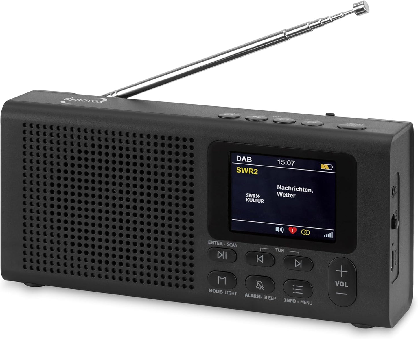 Digitales DAB+/UKW Radio DBT200 mit Weckfunktion