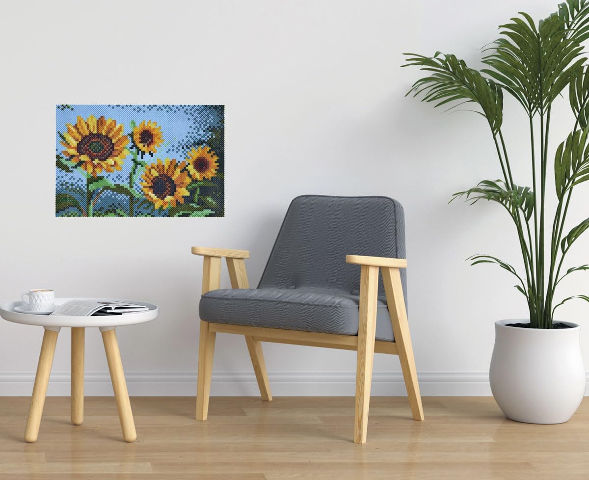 Bügelperlen-Set Sonnenblumen