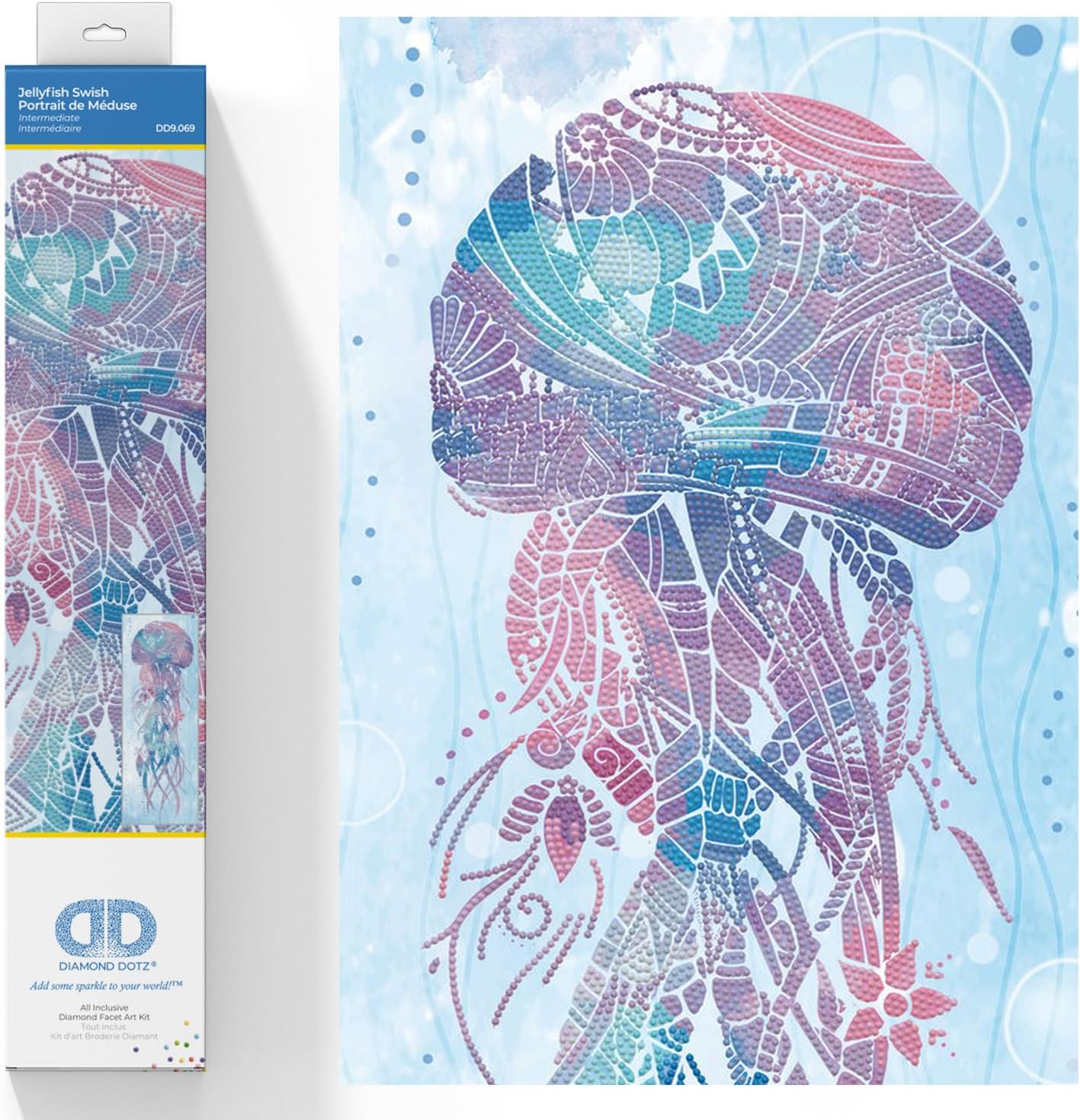 5D Diamond Painting-Set Qualle