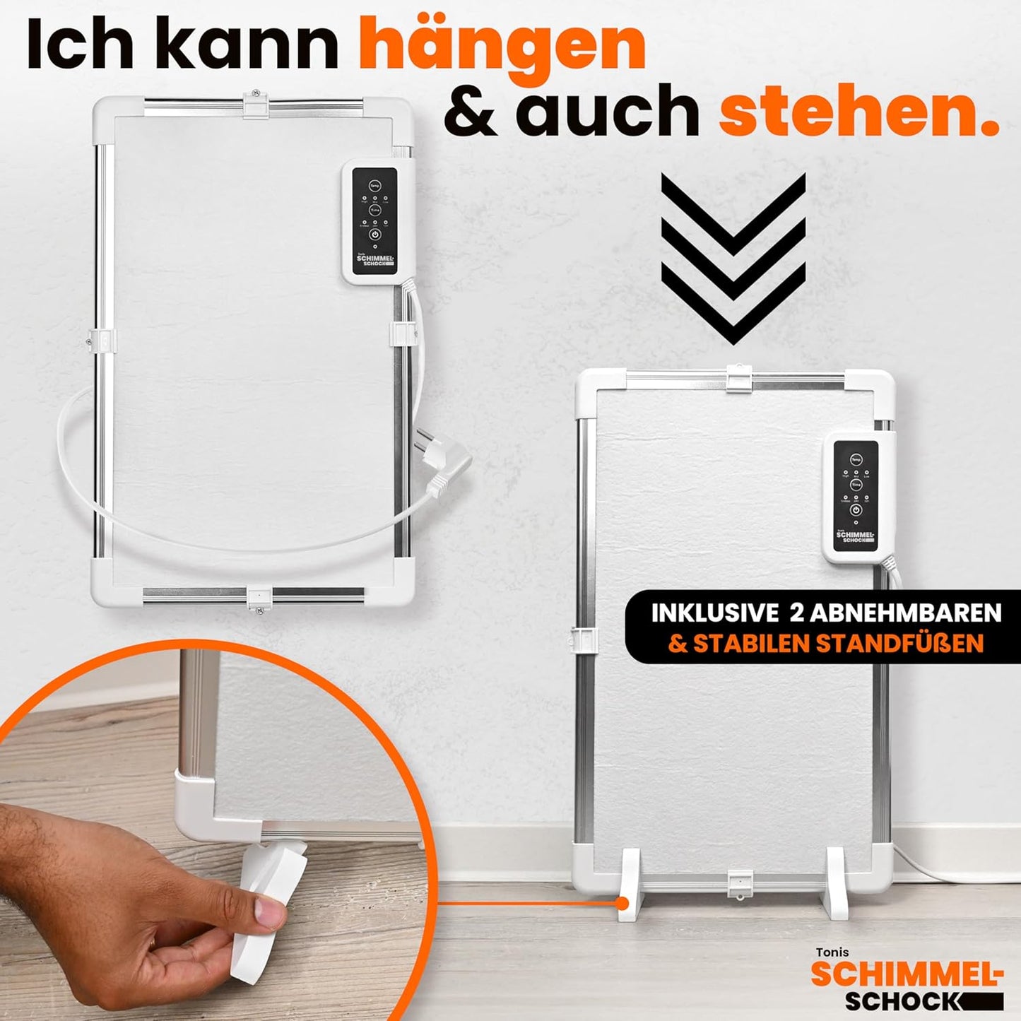 Anti-Schimmelheizung Tonis zur Schimmelbekämpfung