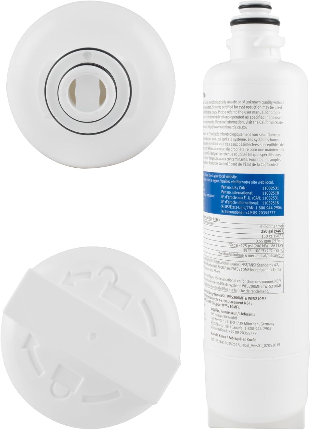 Wasserfilter 11032518 für Kühlschränke