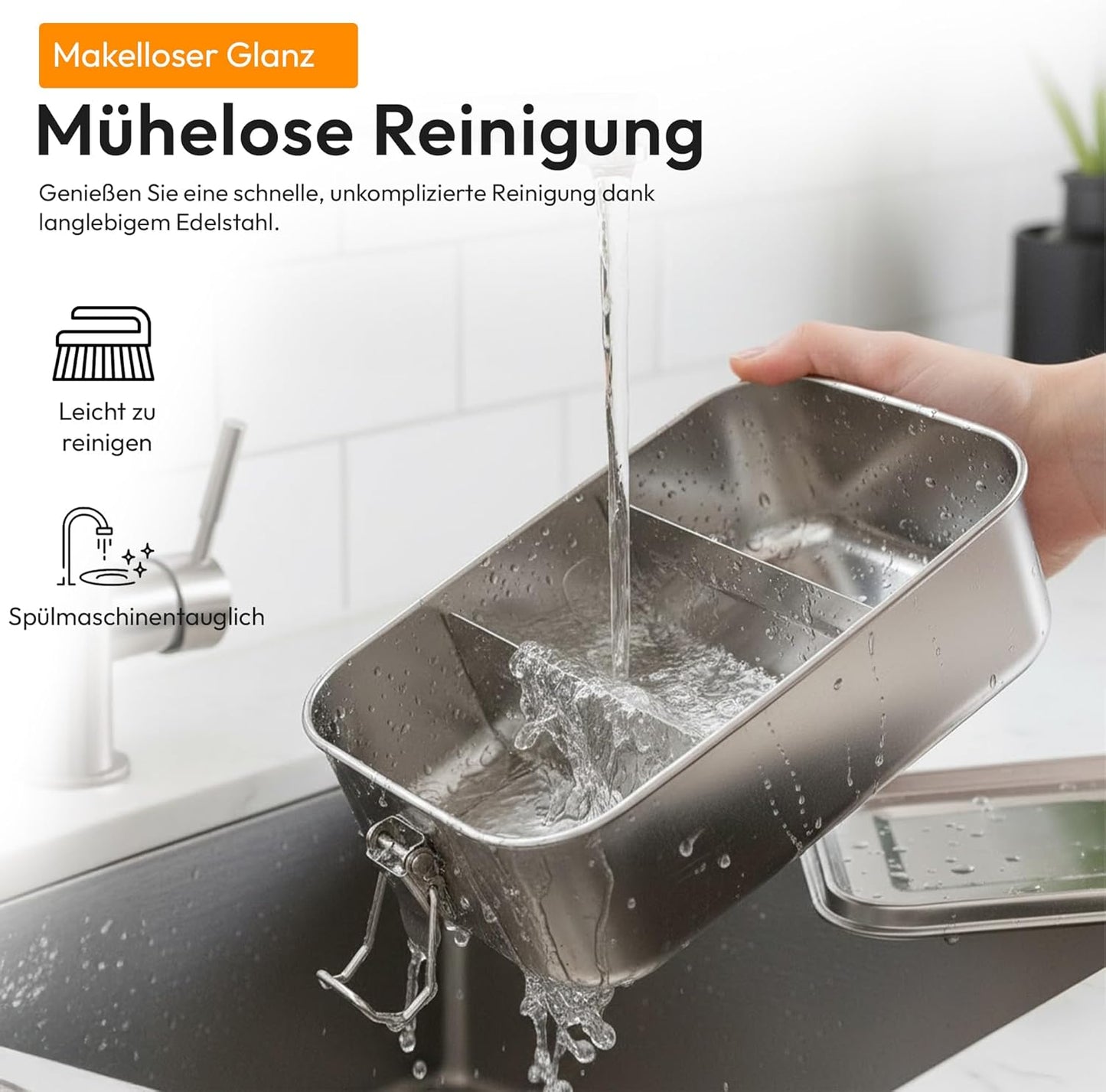 Auslaufsichere Bento-Box, D: 2400 Ml