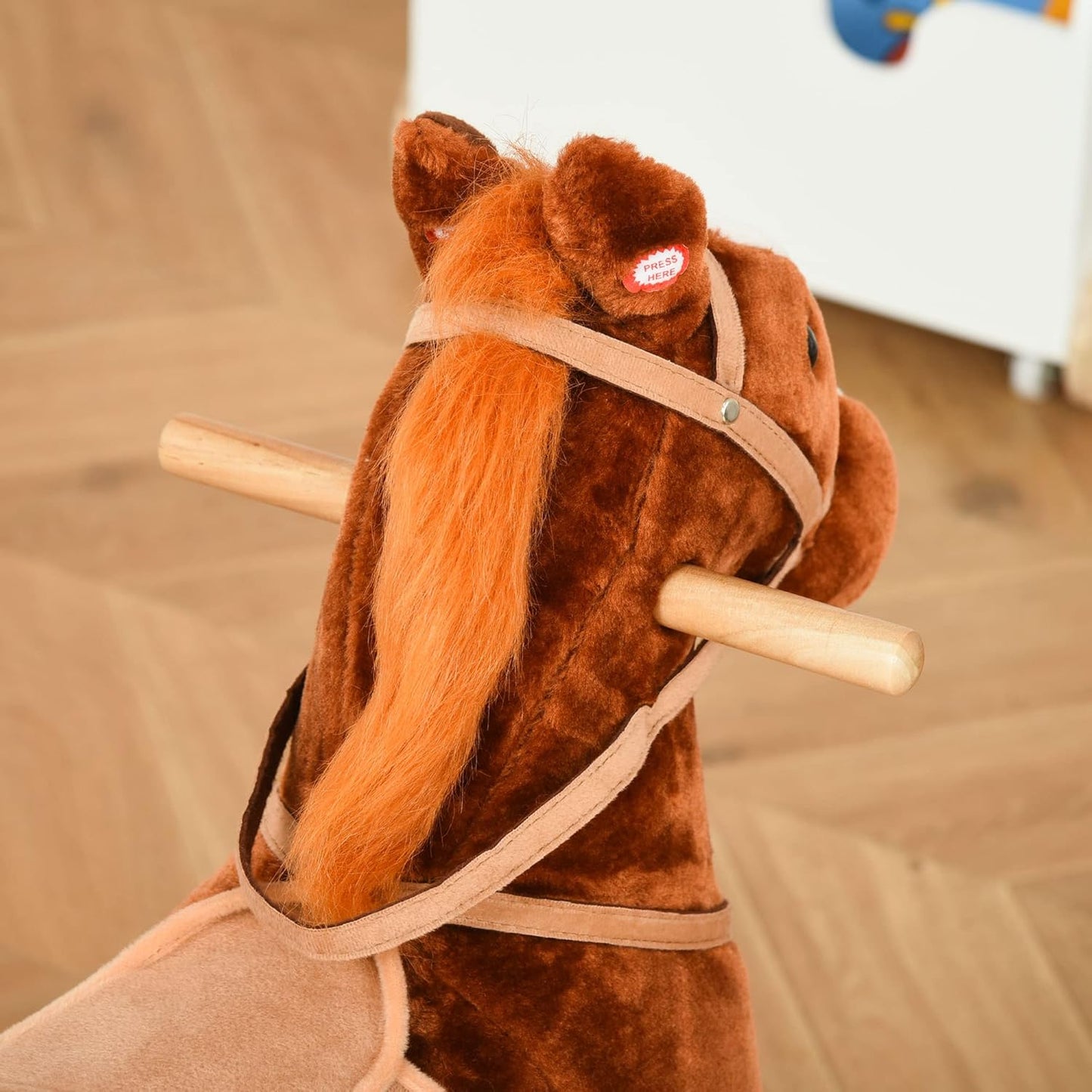 Schaukelpferd, Braun