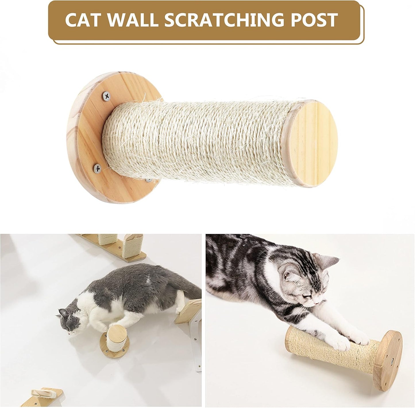 Katzenwandstufen-Set, 2 Stücke Zylinder