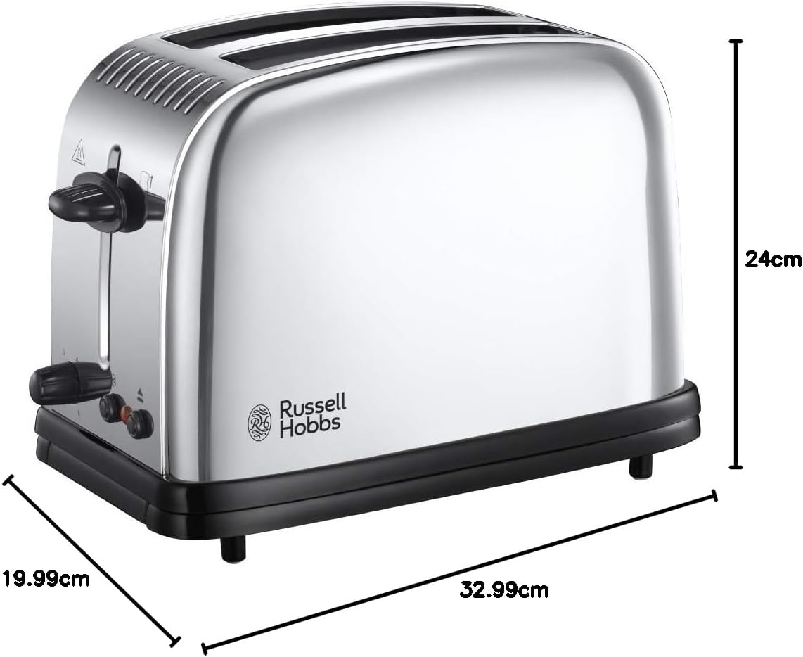 23311-56 Victory Toaster mit extra breiten Schlitzen, Edelstahl Chrom Poliert Ohne Aufsatz