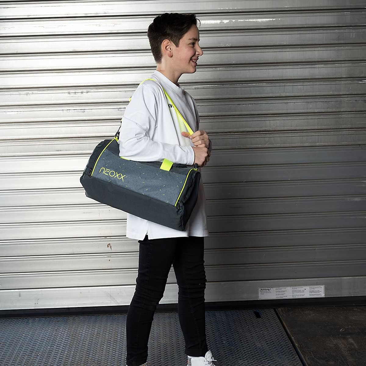Sporttasche Champ aus recyceltem PET für Schule & Sport, BOOM