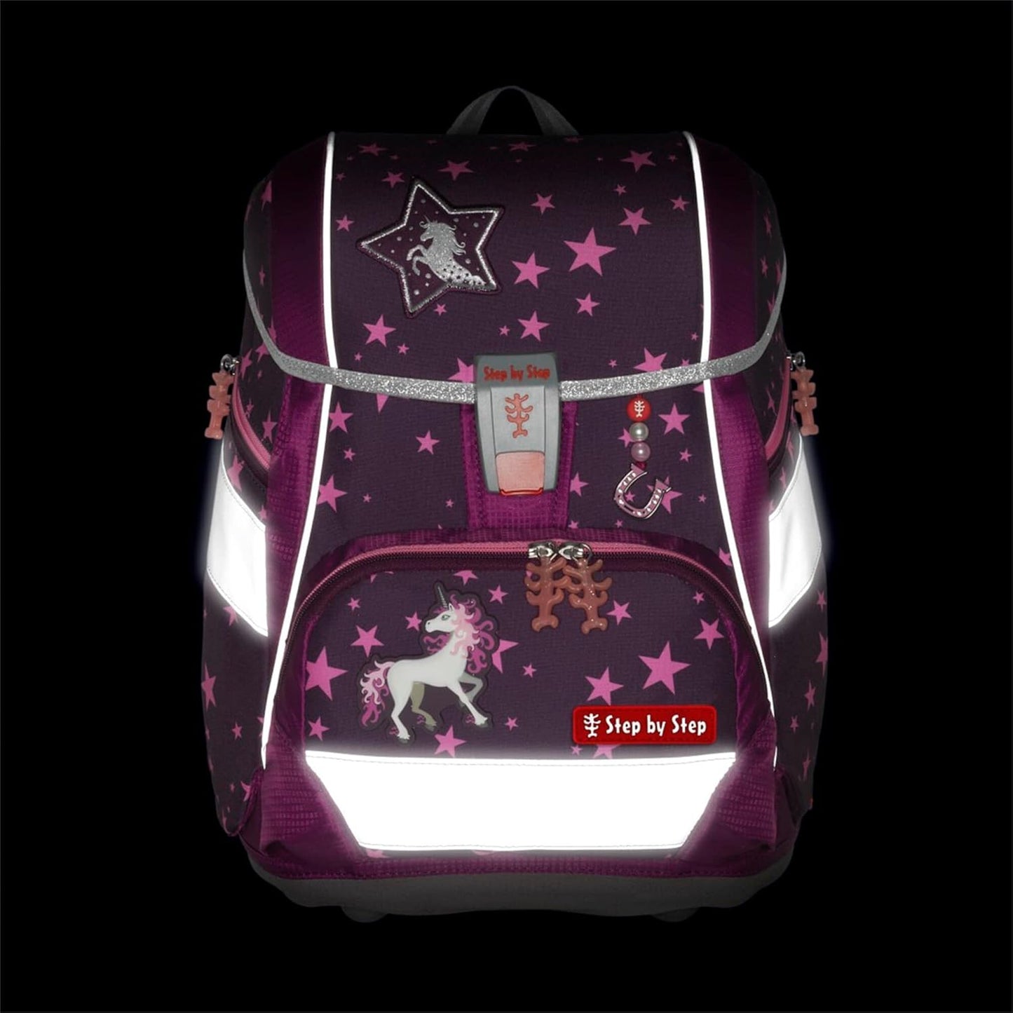 Schulranzen-Set 2IN1 Plus Unicorn Nuala, Lila/Pink