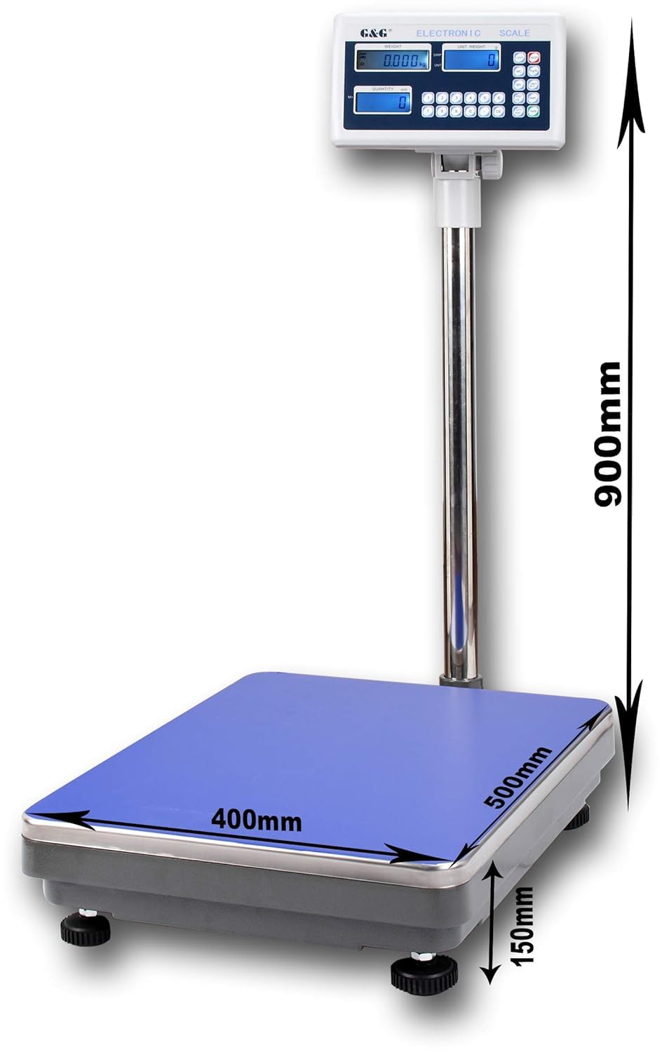TJKY-300 Digitale Zählwaage mit 3 Displays (bis 300kg), TJKY-300: 300kg/10g