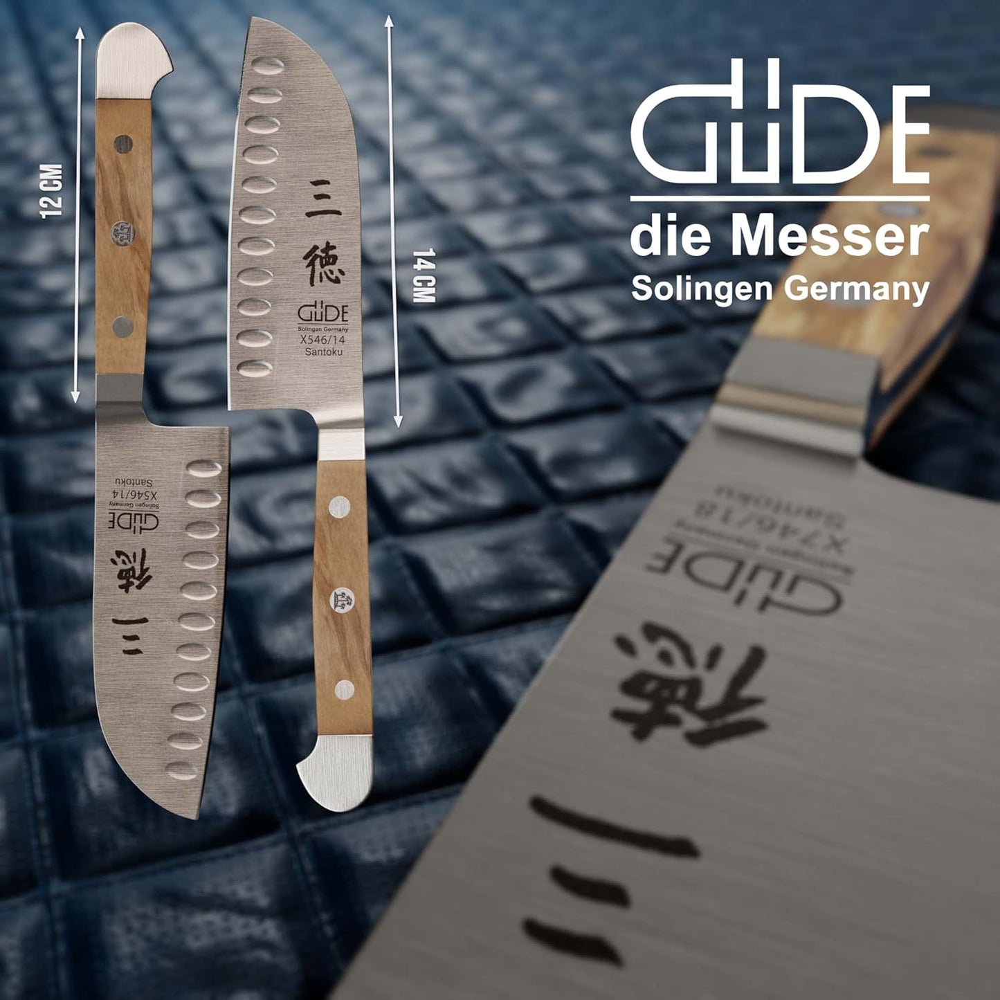 Alpha Olive Santokumesser, Olivenholz / 14 cm - Kulle