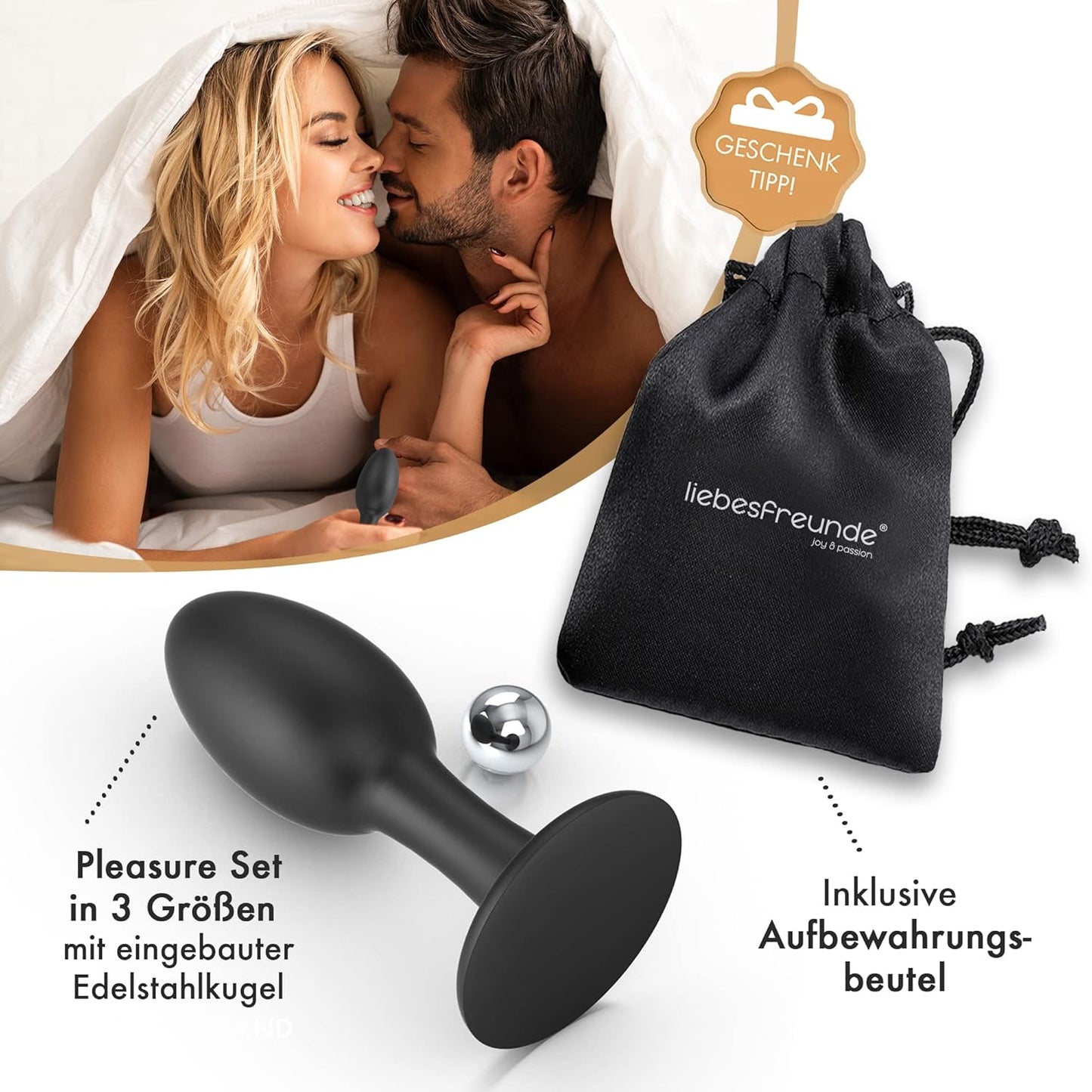 3-teiliges Analplug Set