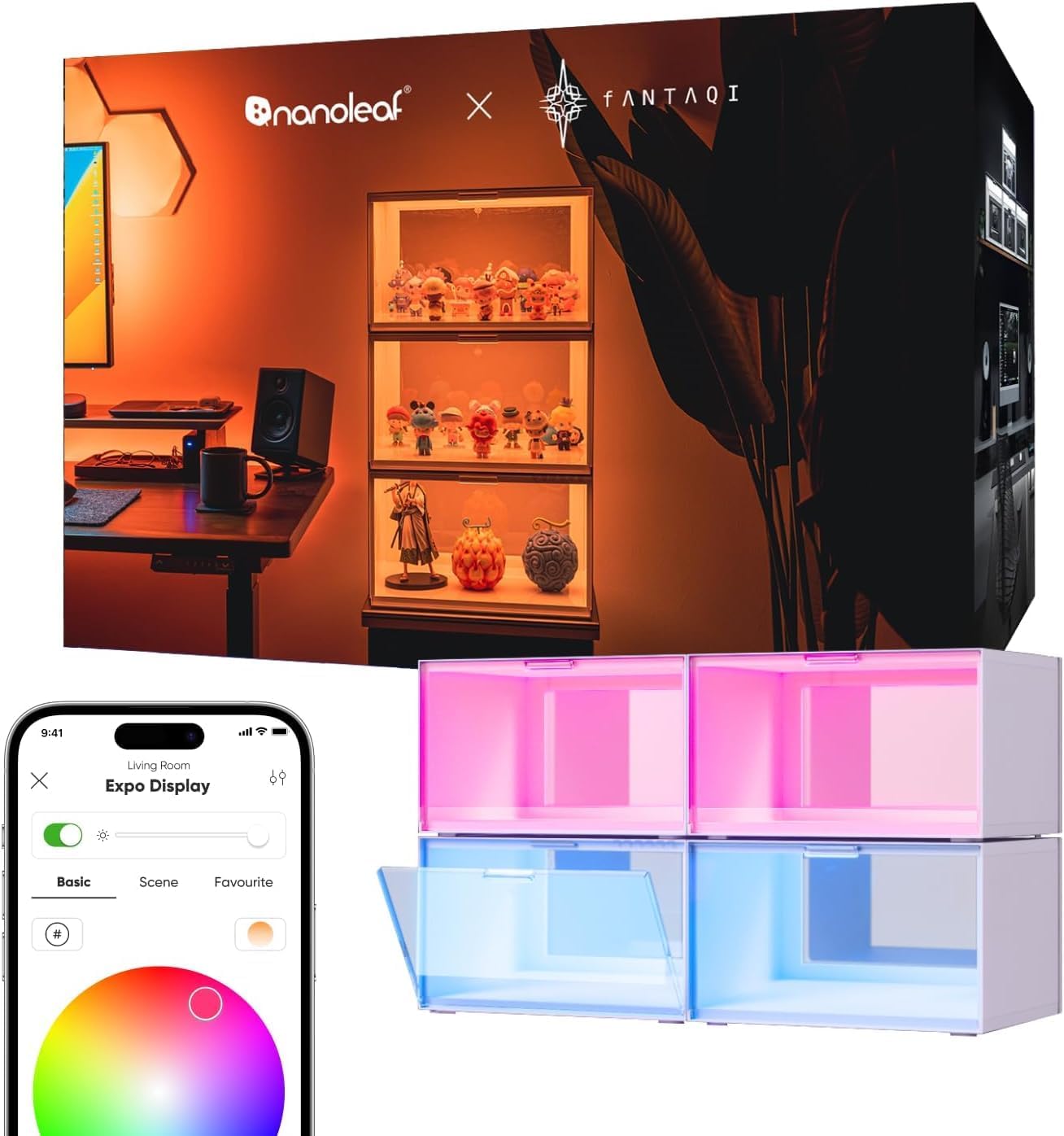 Expo LED-Schaukasten Starterkit, 4er Starterpack