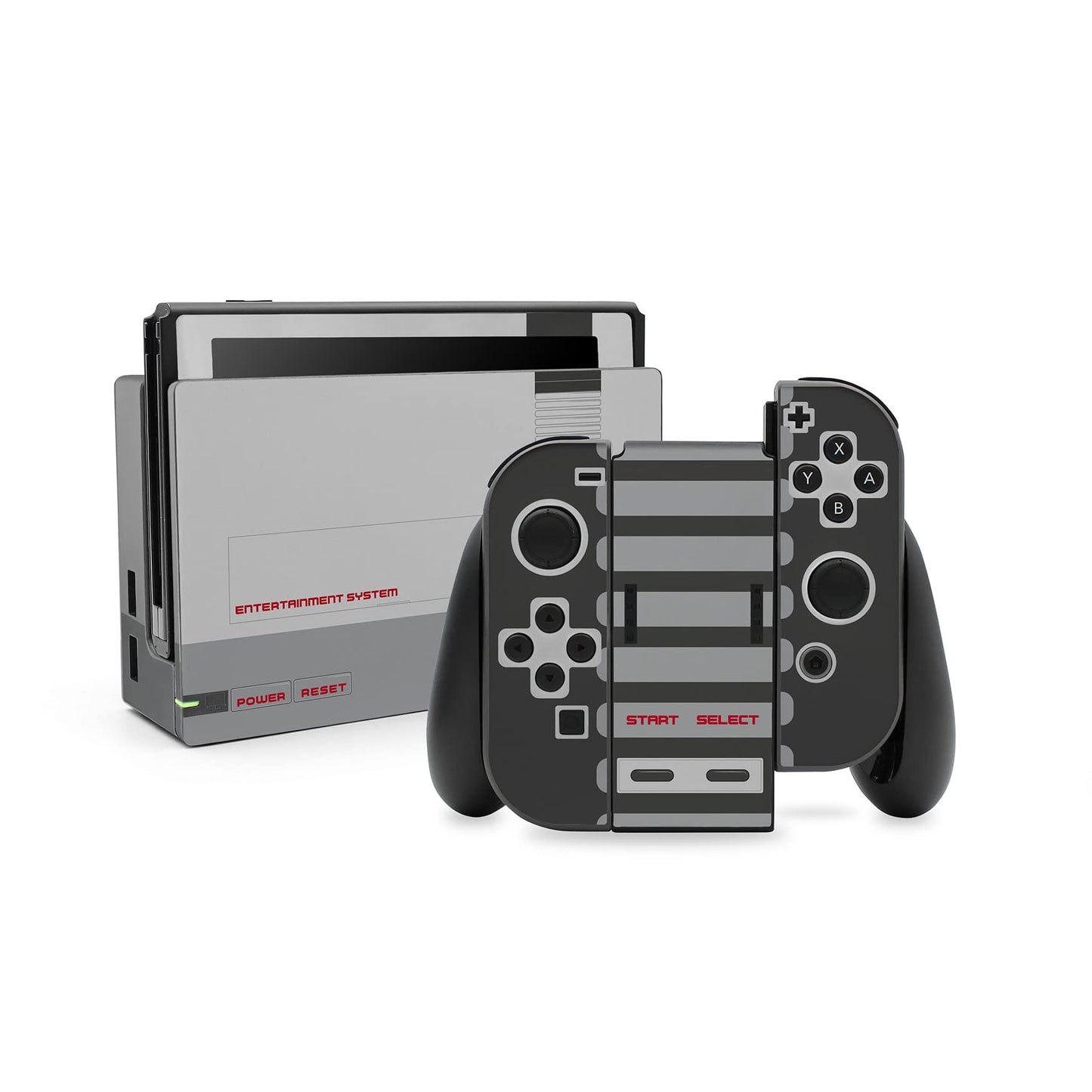 Folien Skin Set für Joy-Con und Ladestation, Nr. 19 Entertainment System