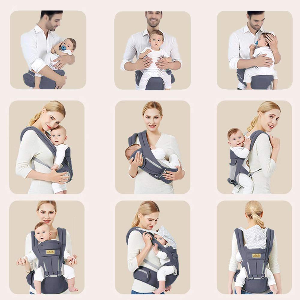 Ergonomische Babytrage mit Hüftsitz (3-48 Monate)