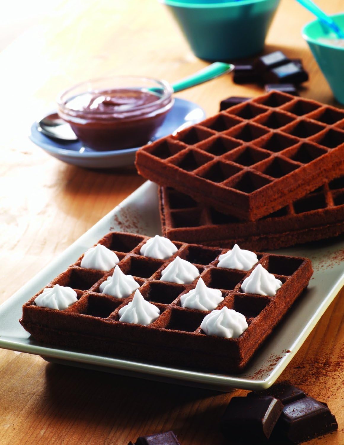 Waffelplatten-Set, Modern