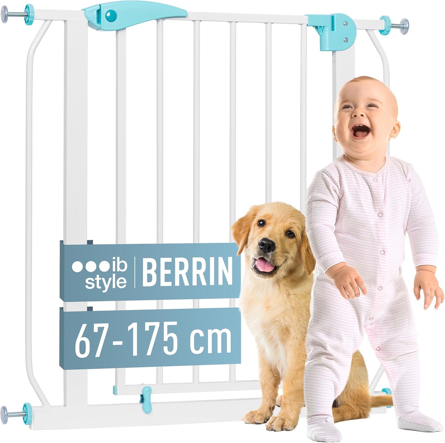 Treppenschutzgitter Berrin, 75 - 85 cm