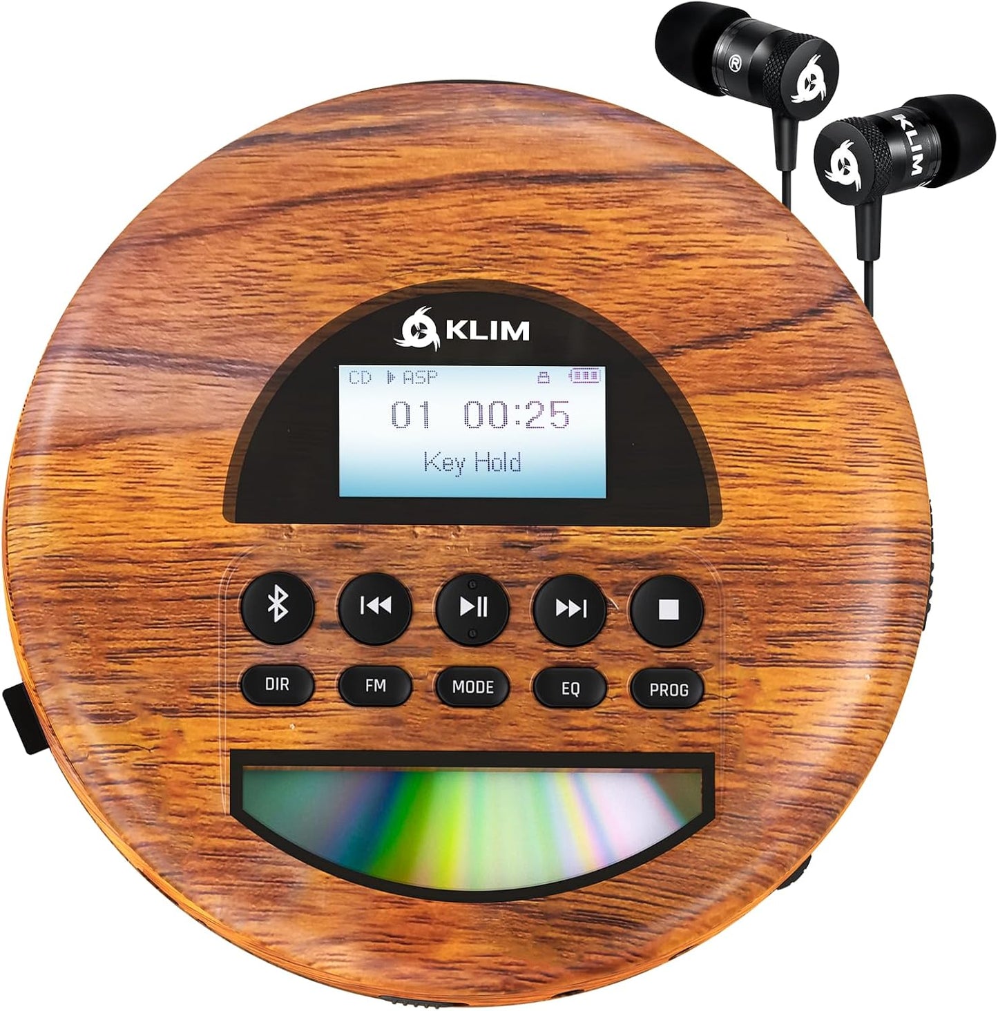 Tragbarer CD-Player mit Bluetooth, New