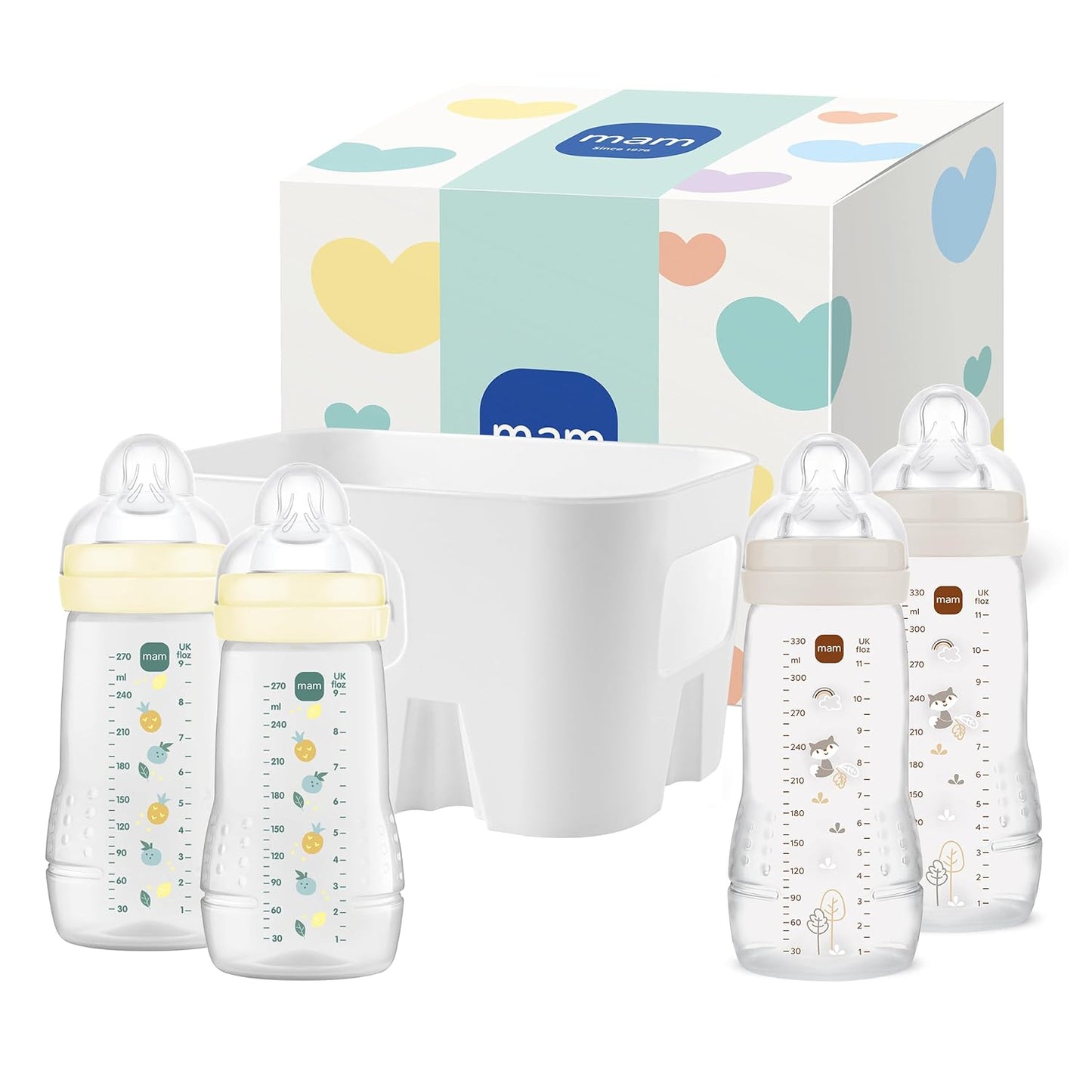 Easy Active Babyflaschen-Set, Neu Gelb/Beige