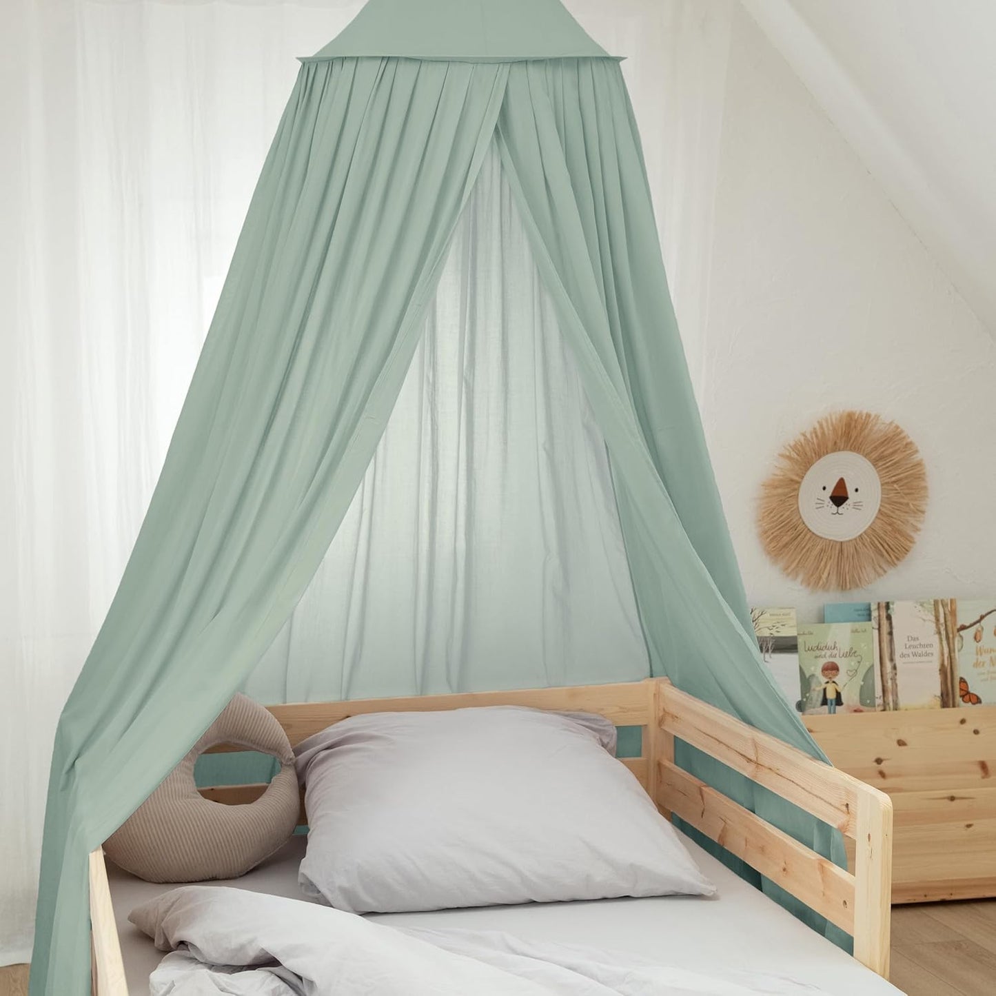 Baldachin für Kinderzimmer, Beige