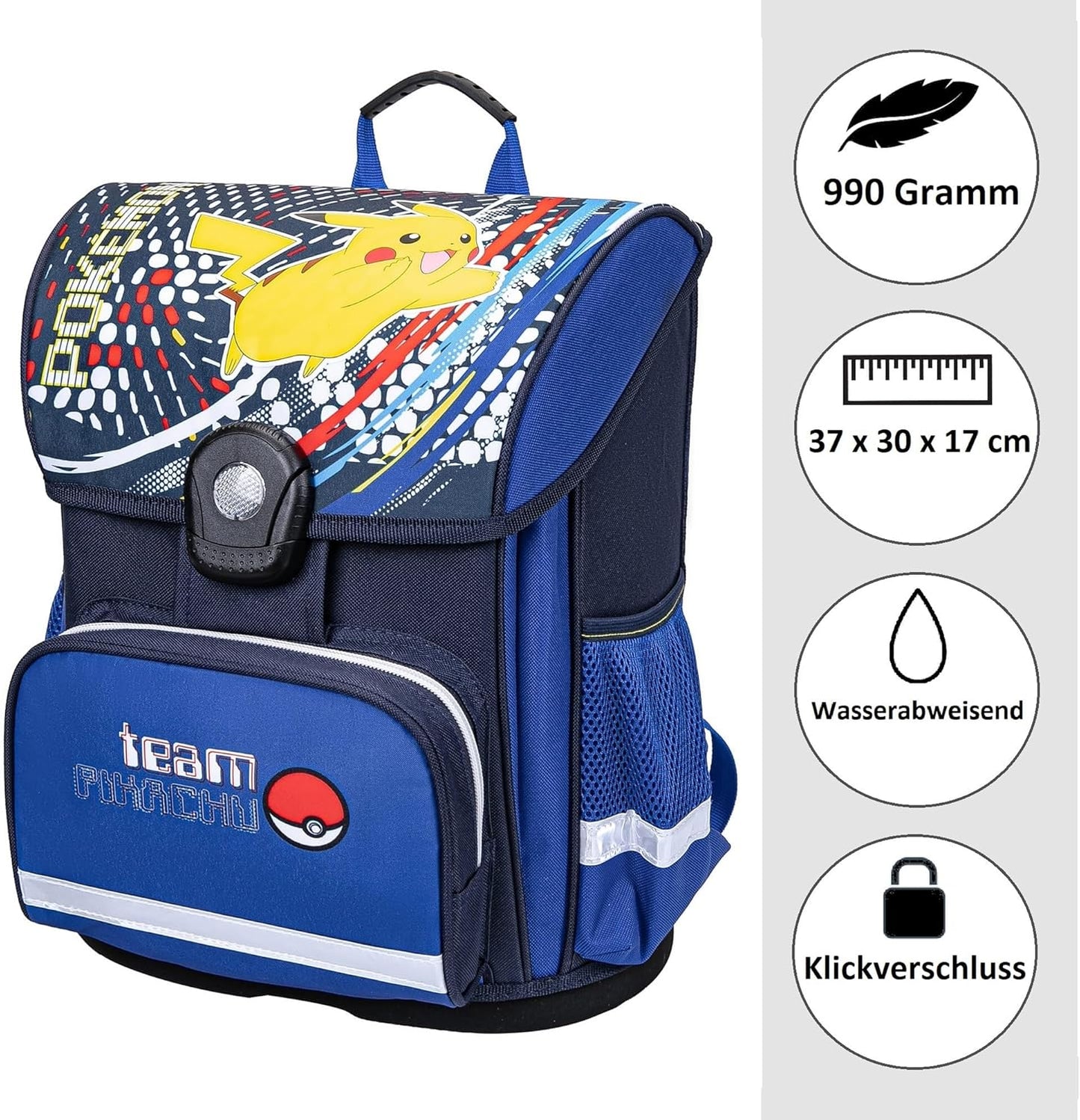 Pokemon Schulranzen, 10-teiliges Set