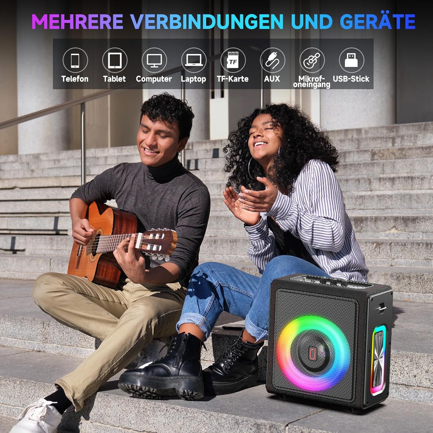 Karaoke-Maschine MS75-T, Schwarz MS75-T