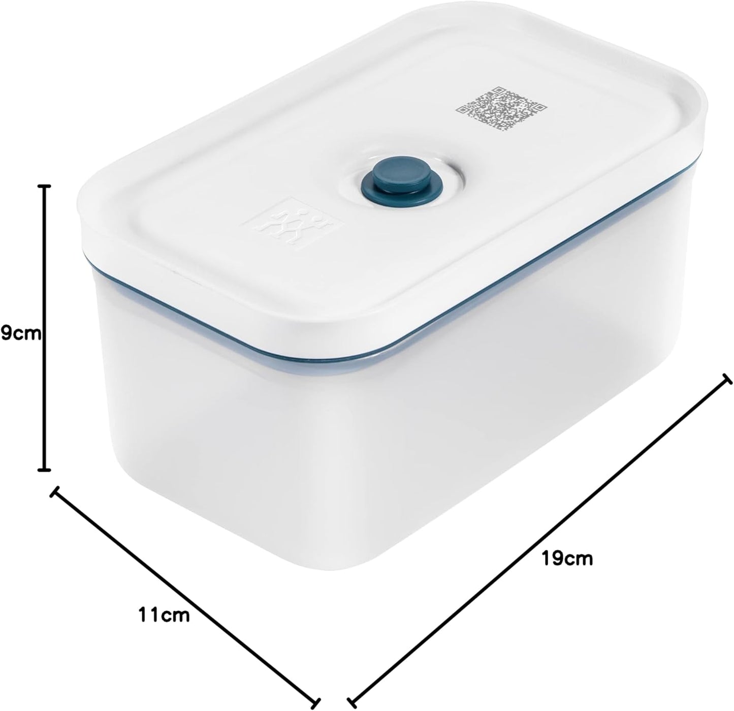 Vakuumbox für Lebensmittel, Vakuumbox M Kunststoff Vakuumbox M
