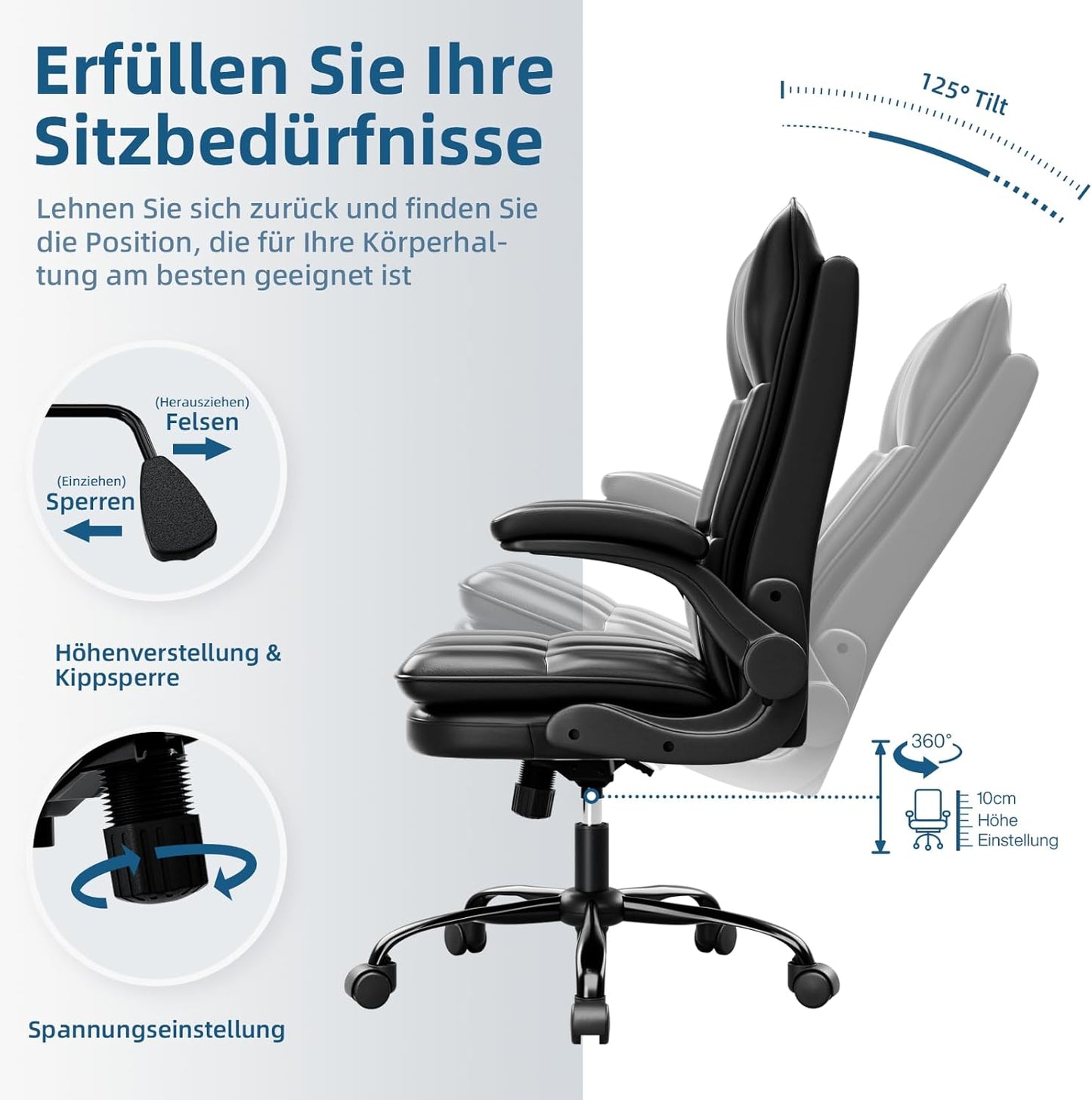 Chefsessel, Schwarz