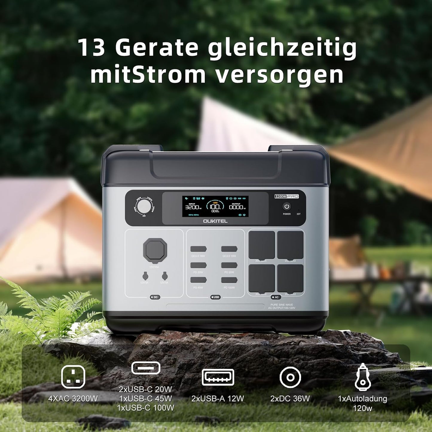 Oukitel P2001E Pro Tragbare Powerstation, P2001E Pro