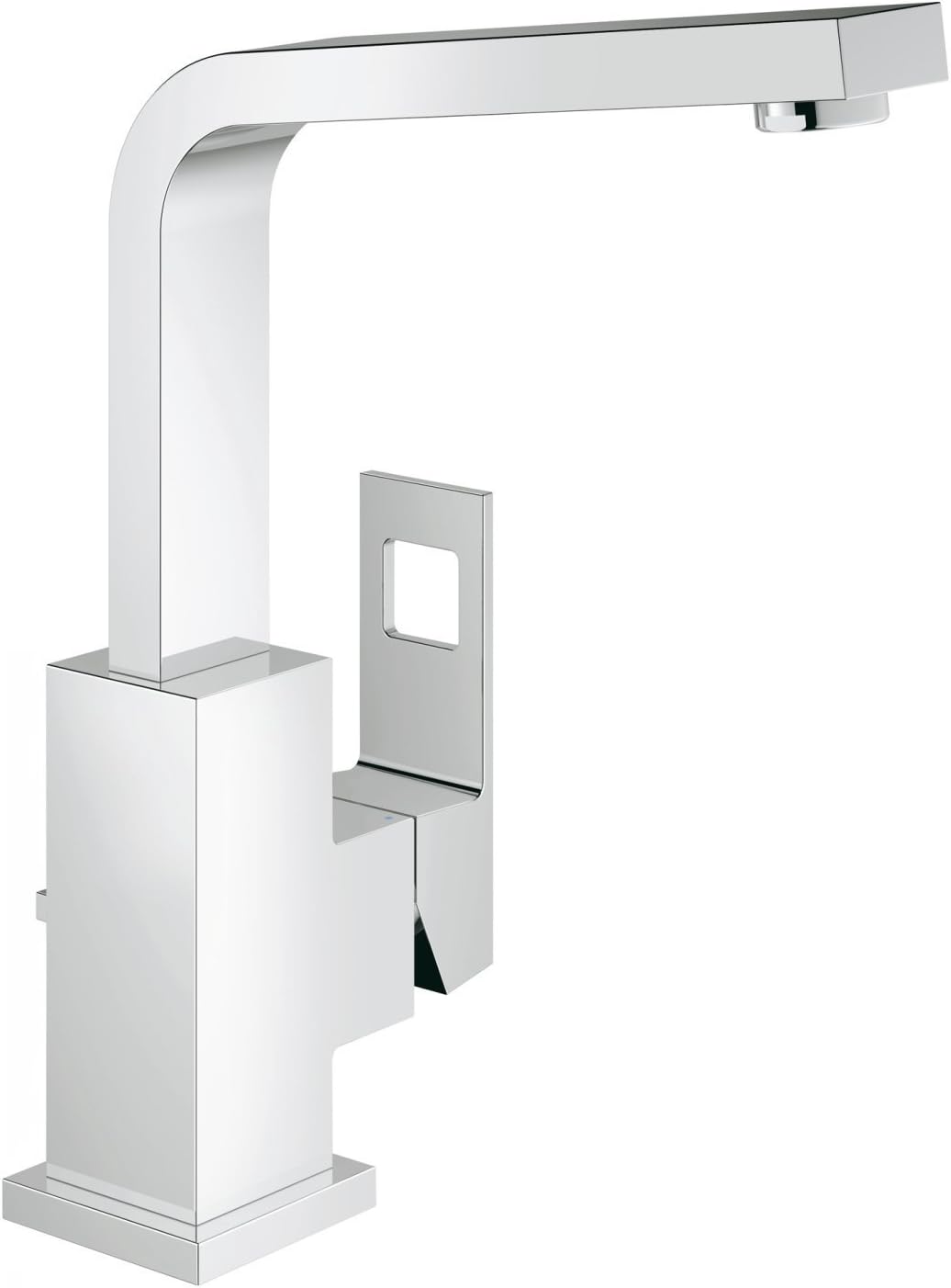 23135000 Eurocube Waschtischarmatur, L glatter Körper Single