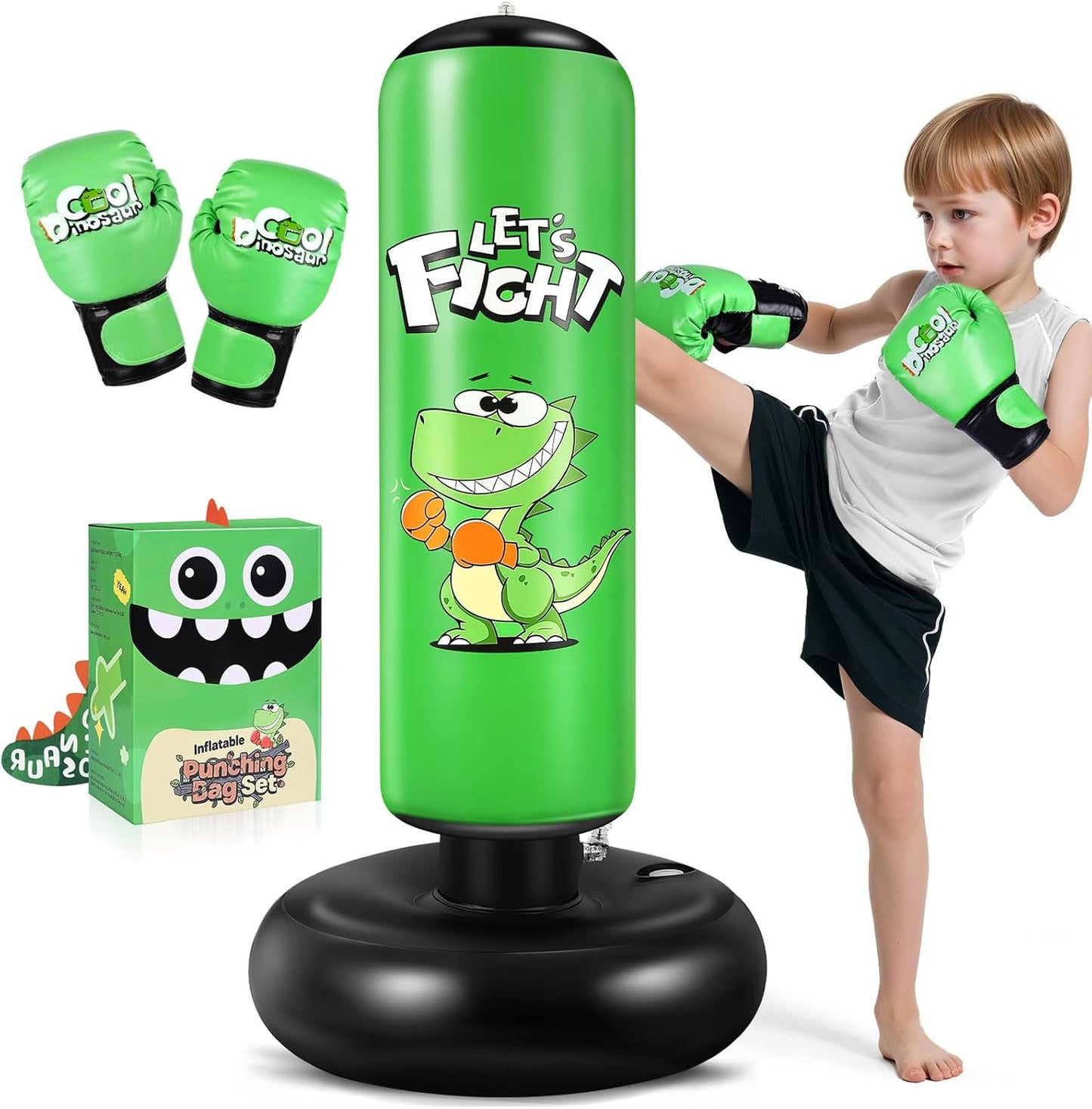Boxsack-Set für Kinder, Grün‌