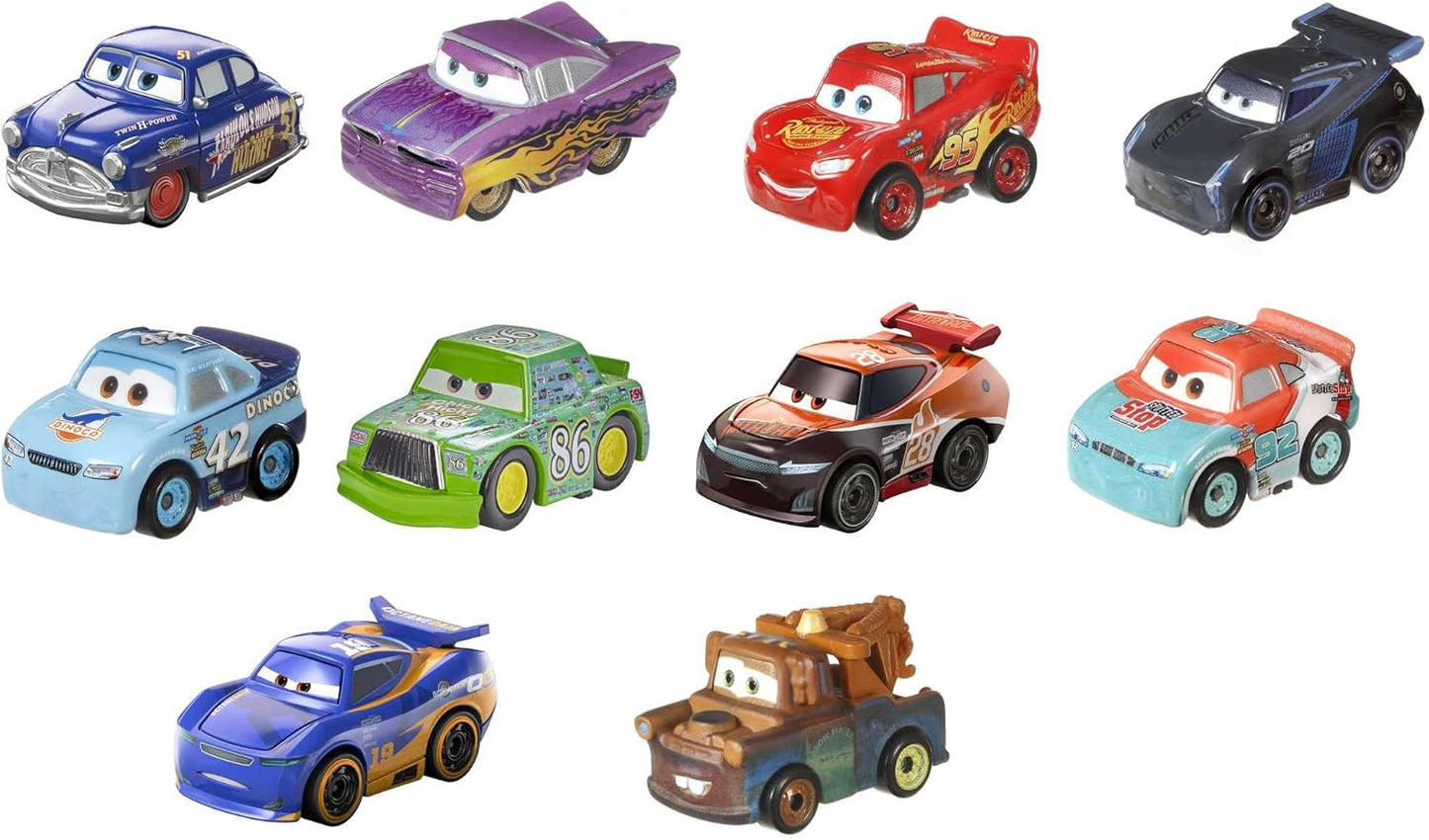Disney Pixar Cars - Mini Racers (10 Stück), Mini