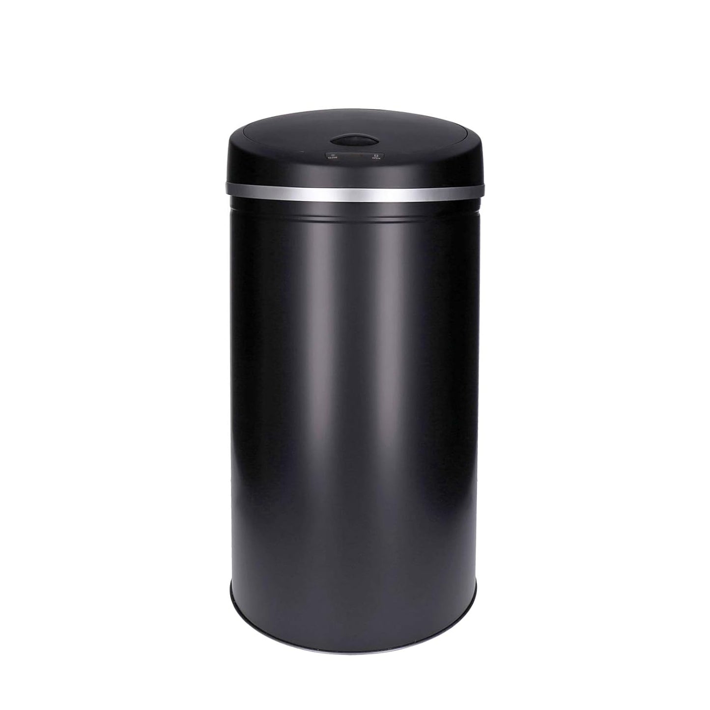 Mülleimer mit Sensor (40 L), 40 Liter Schwarz - Rund