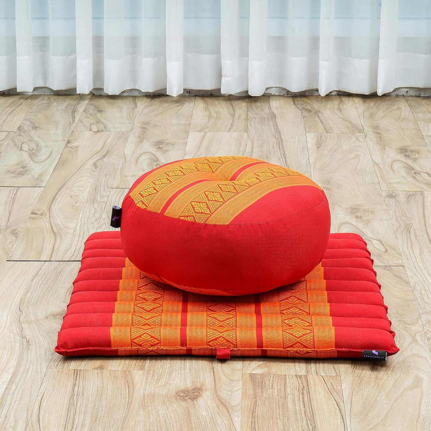 Meditationsset mit Kissen und Matte, Sf02 - Orange