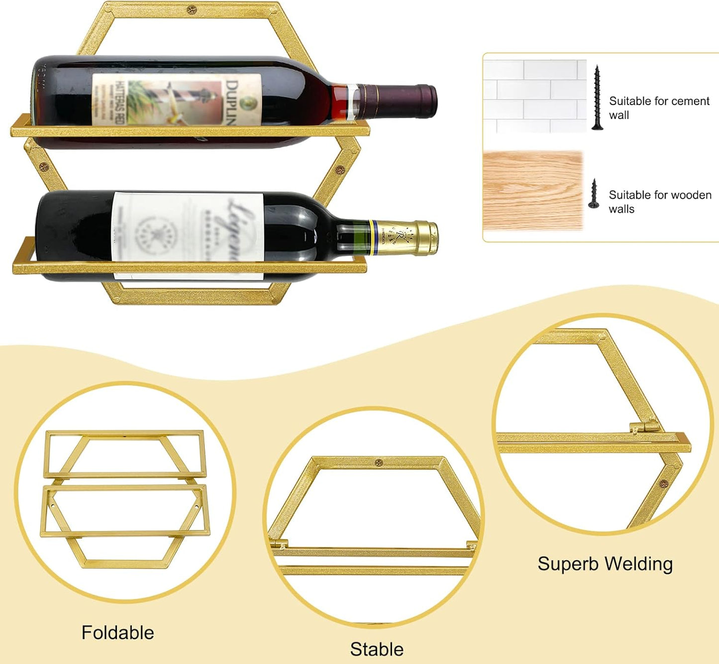 Weinregal, Gold Bb