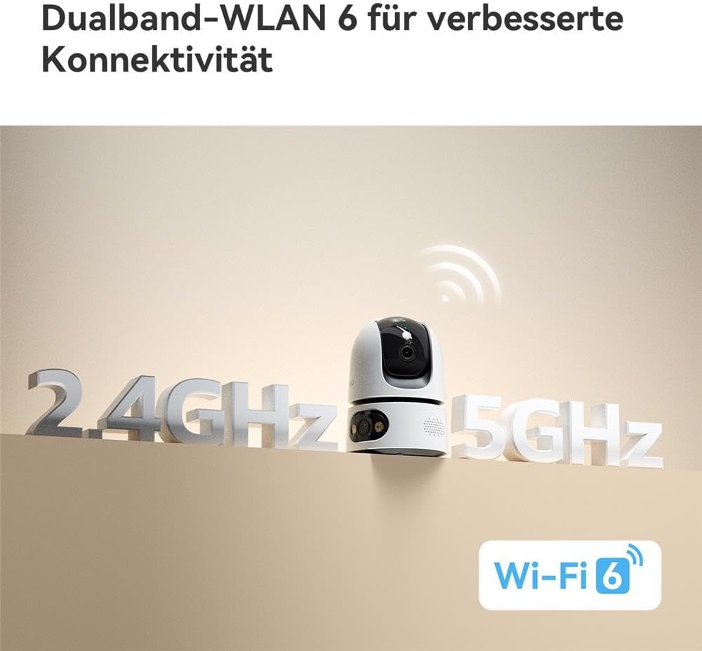 Ranger Dual Pro 360° PTZ Innenkamera mit Auto-Tracking