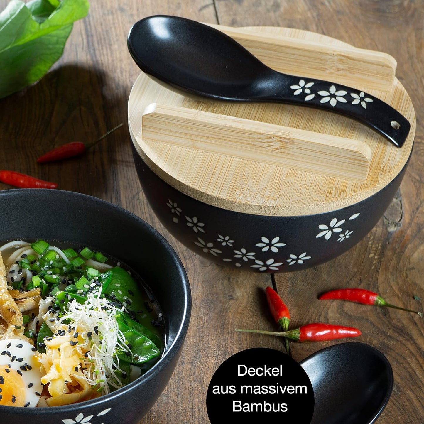 4er-Set Ramen Schüssel, 4x Schale