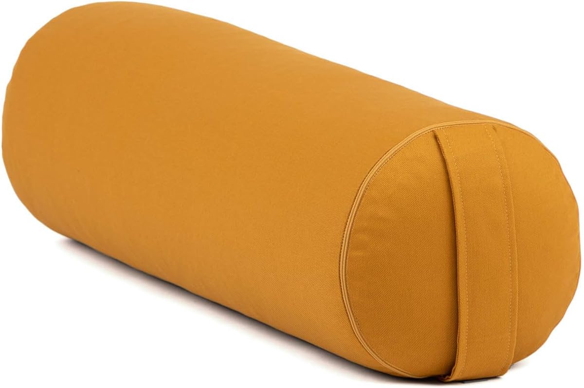 Waschbares Yoga Bolster, honig-gelb