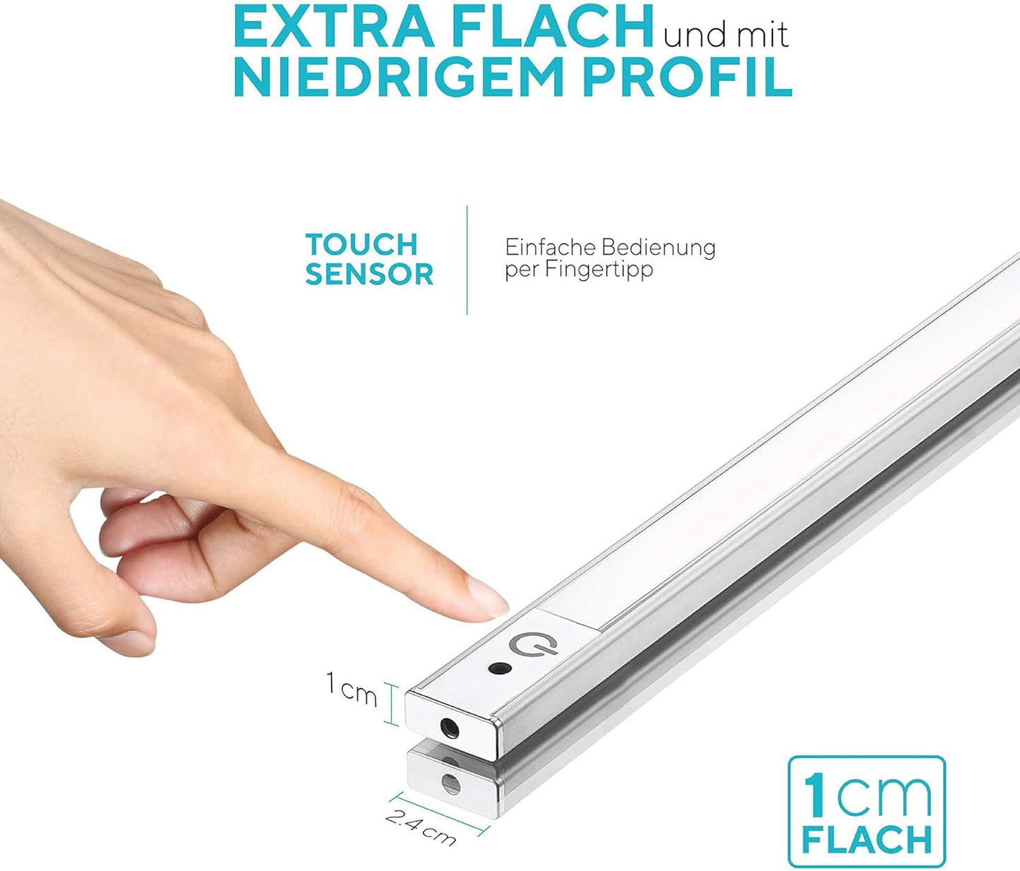 LED Küchenunterbauleuchte, 90cm 4000K