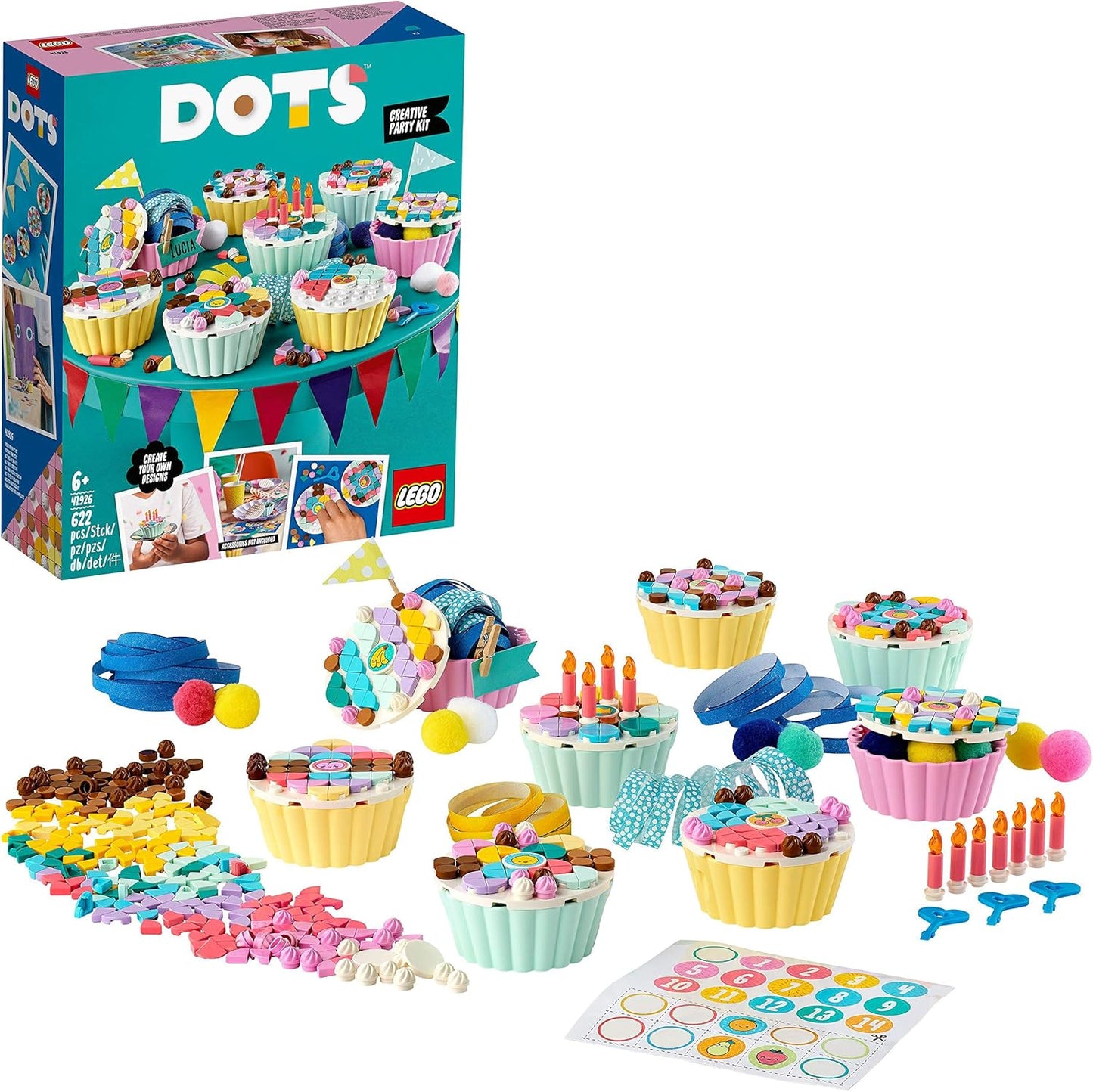 DOTS Cupcake Partyset, Single