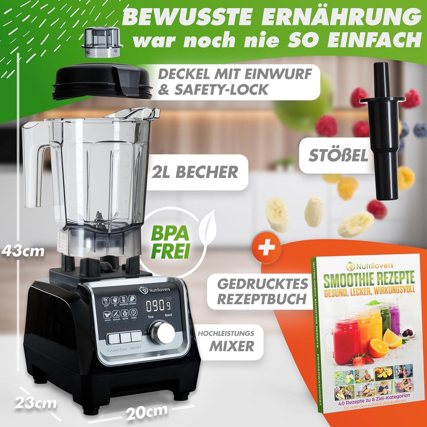 Hochleistungsmixer, NUTRI-BLENDER MAX+