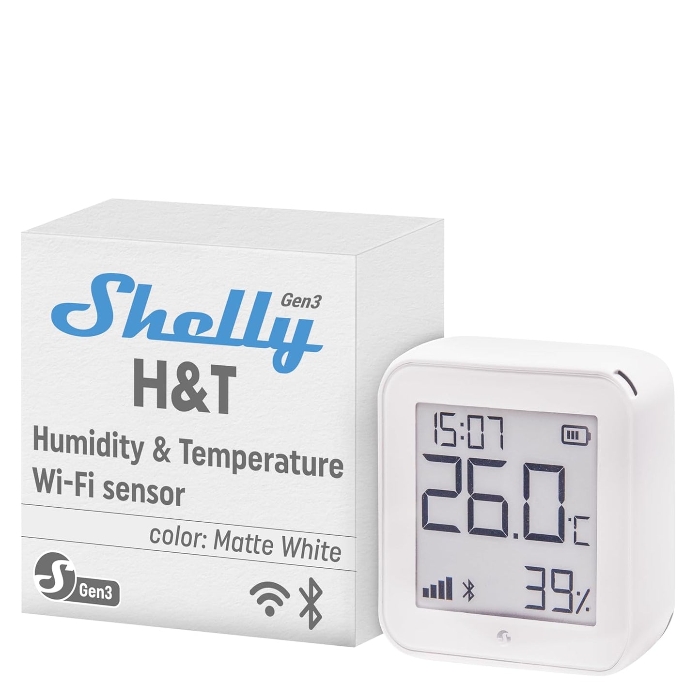 WLAN-Temperatur- und Feuchtigkeitssensor Gen3, weiss