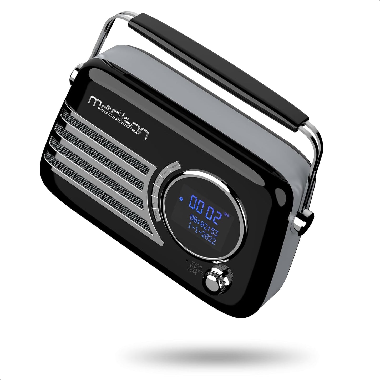 Vintage DAB+ Radio, Swartz