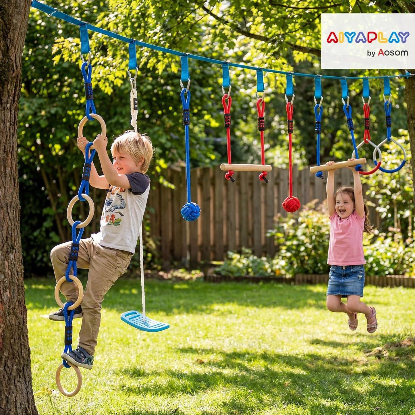Ninja Slackline Set für Kinder