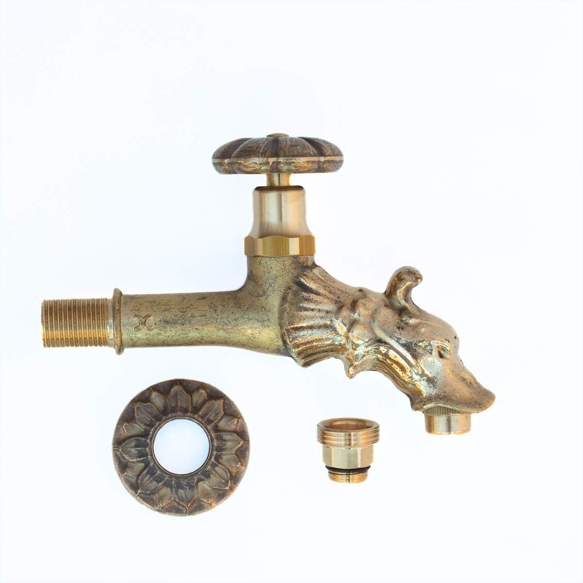 Wasserspeier Drachenkopf für Brunnen
