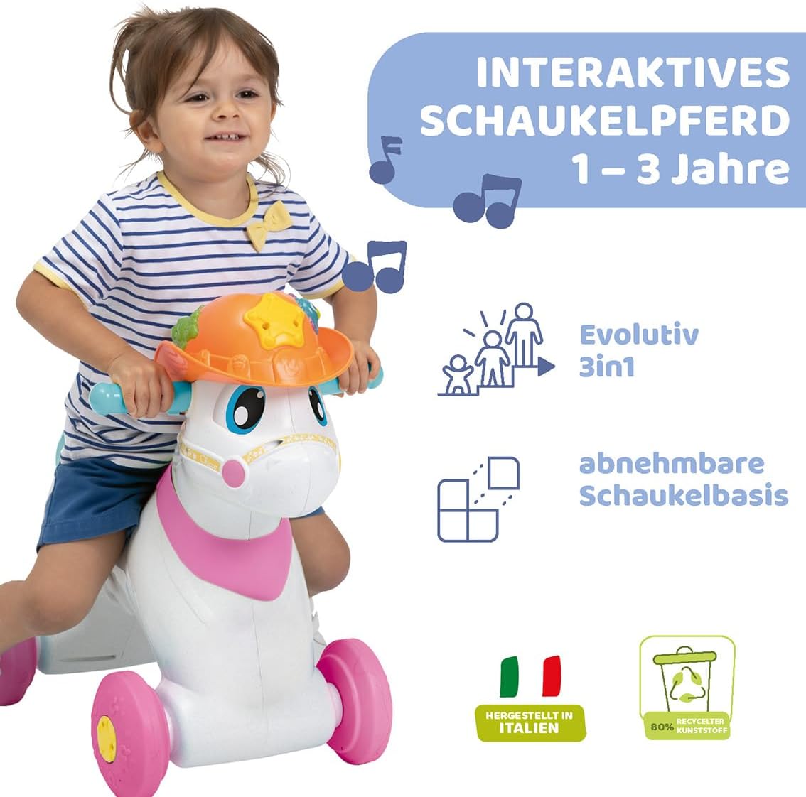 Miss Baby Rodeo Schaukelpferd und Rutschauto, Miss Baby Rodeo