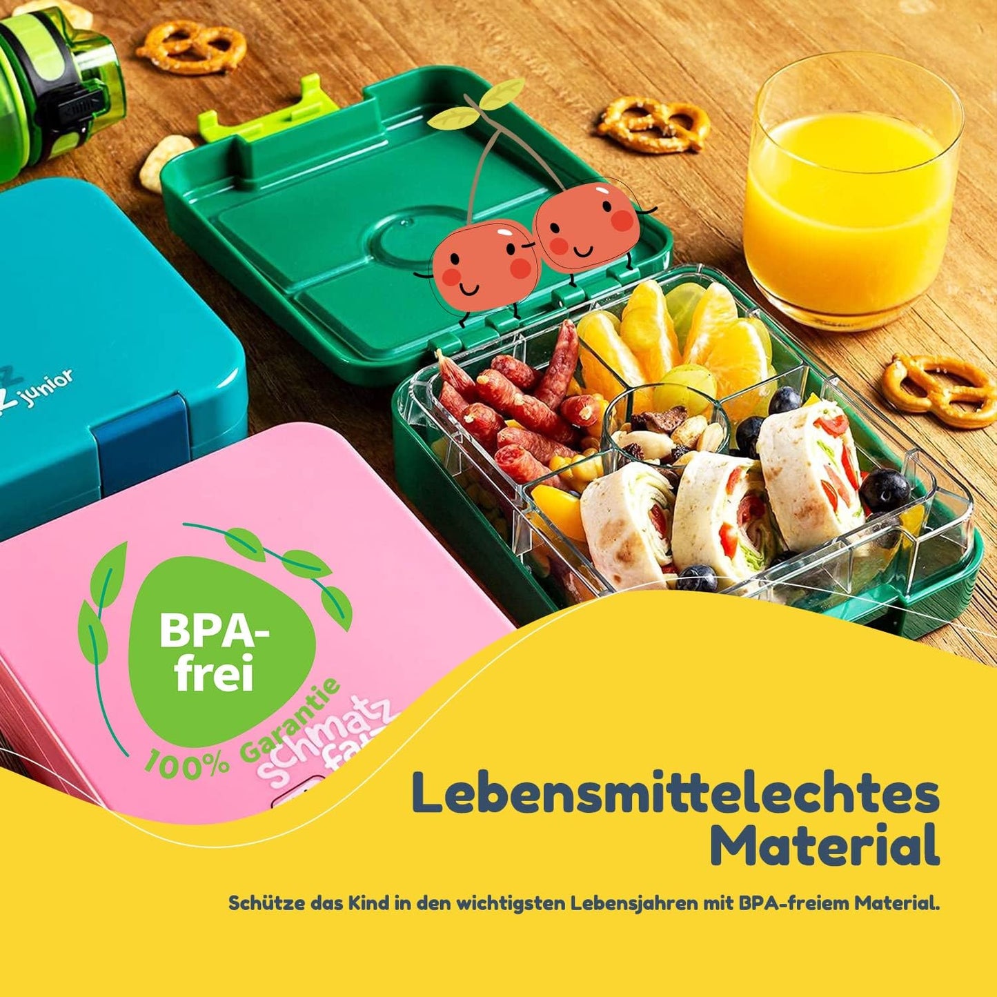Easy Bento, Easy Snackbox, Grün Neo