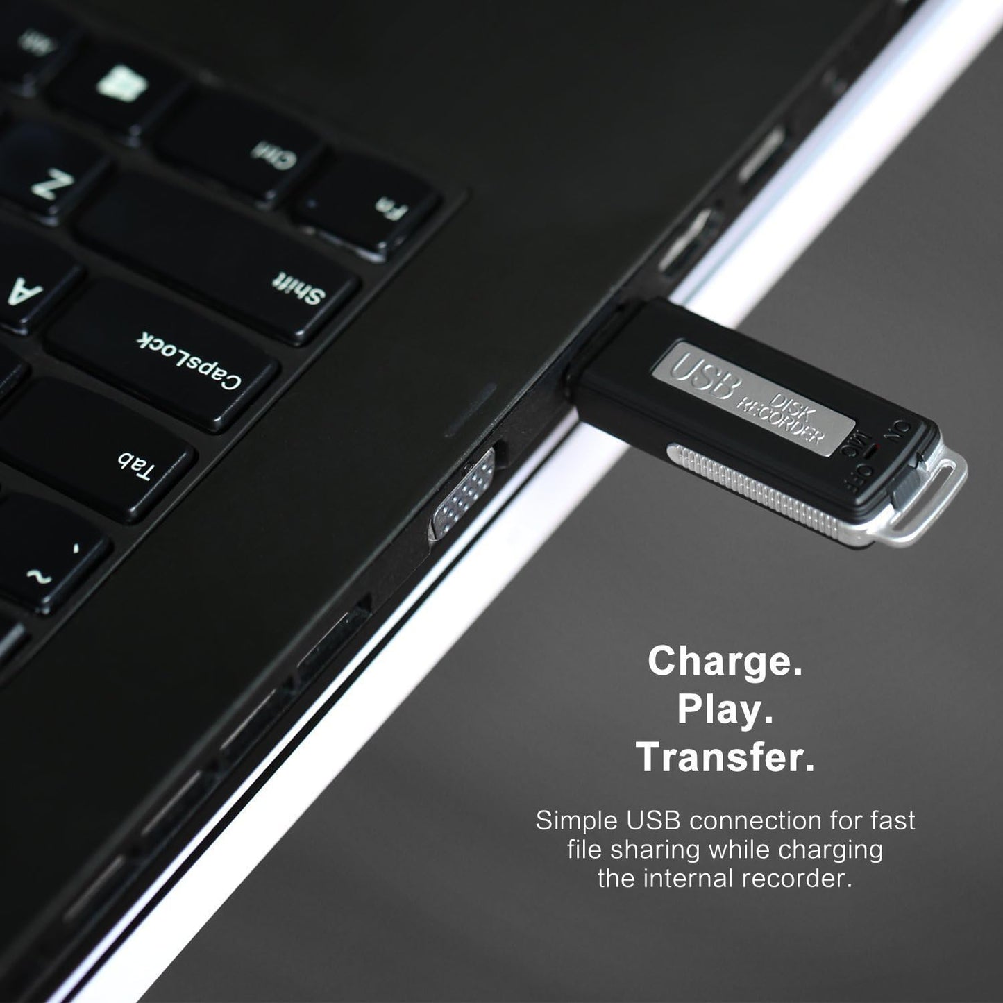 Digitales Mini-Diktiergerät mit USB-Funktion