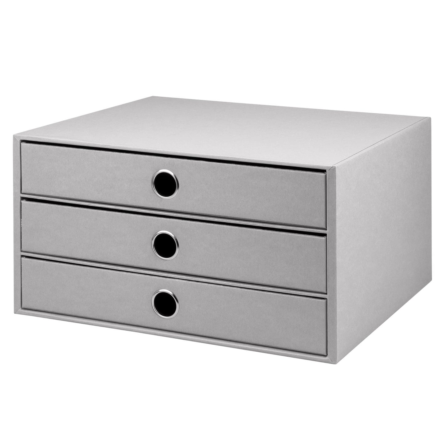Soho Schubladenbox mit 3 Schubladen, Grau | Stone
