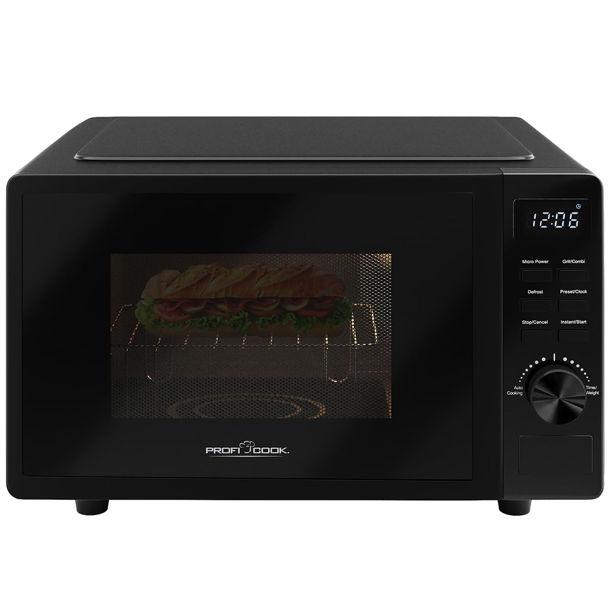 PC-MWG 1278 Mikrowelle mit Grill und Timer