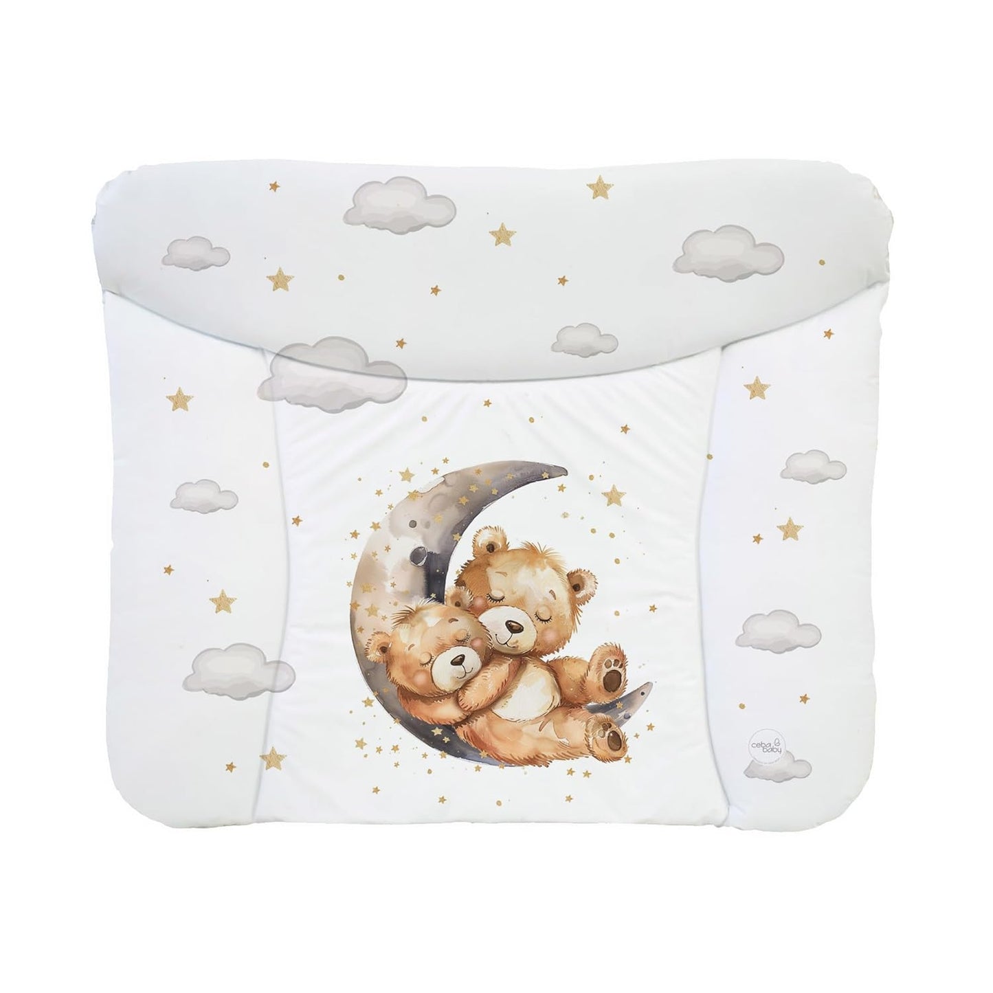 Weiche Wickelauflage Bär auf dem Mond, 72x75 cm (1er Pack) Bär auf dem Mond