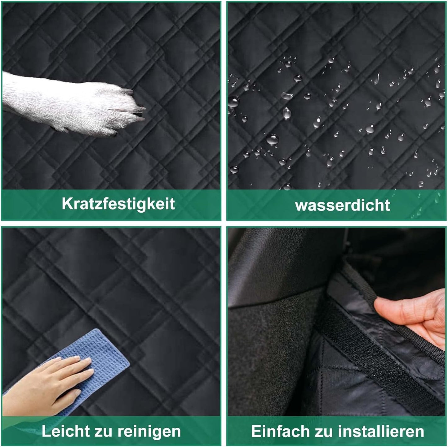 Kofferraumdecke mit Stosstangenschutz, Schwarz.B